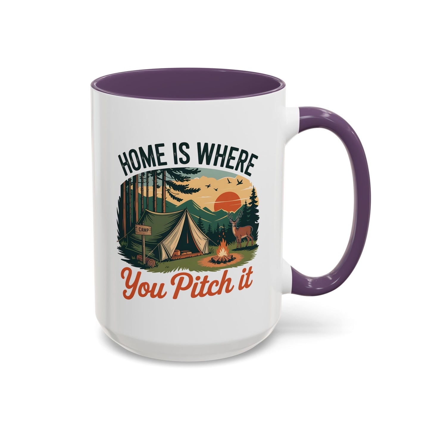 Adventure Mug - Home Is Where You Pitch It