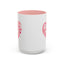 Valentine's Day Mug - Love You Heart Lettering