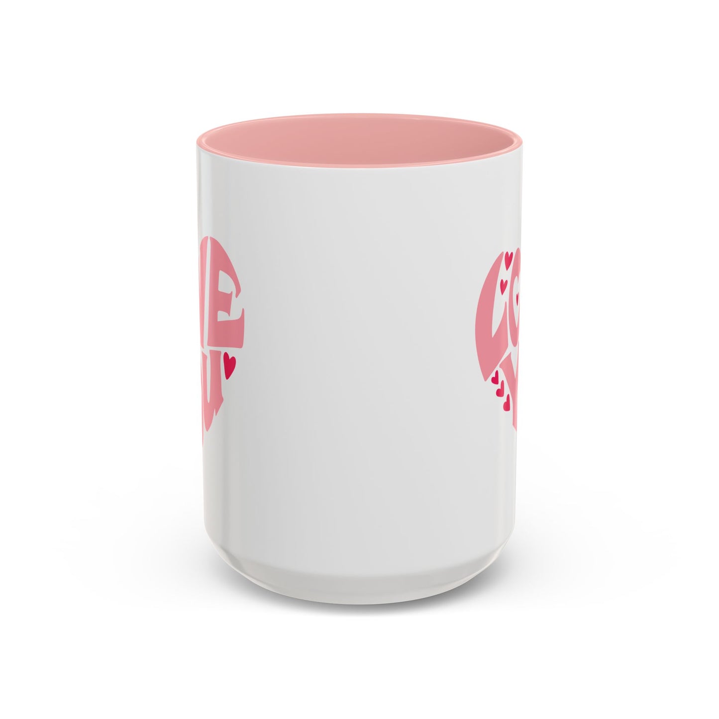 Valentine's Day Mug - Love You Heart Lettering