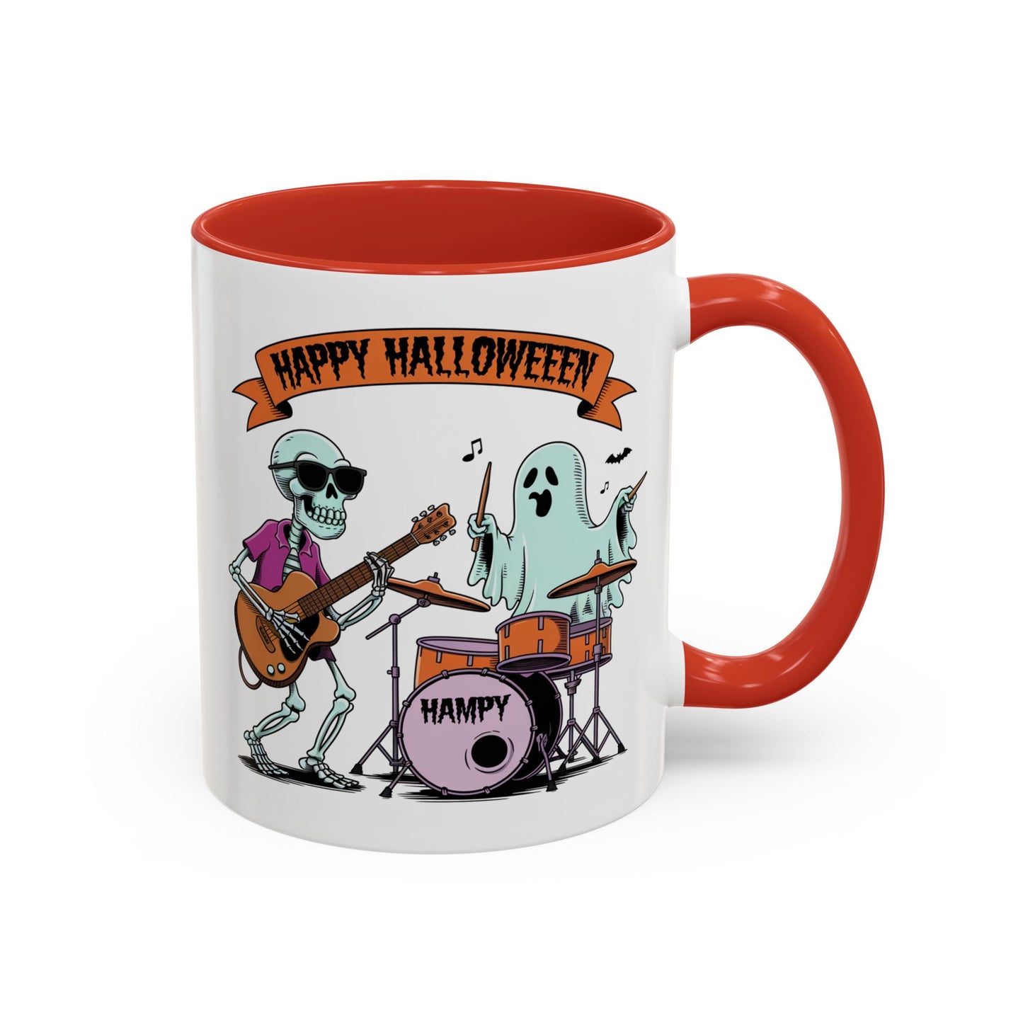 Halloween Mug - Skeleton & Ghost Band