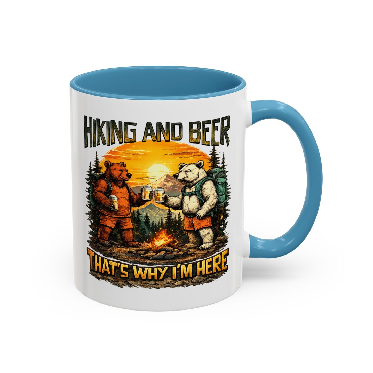 Humor Mug - Hiking and Beer