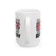 Birthday Mug - Happy Birthday Red White & Black Text