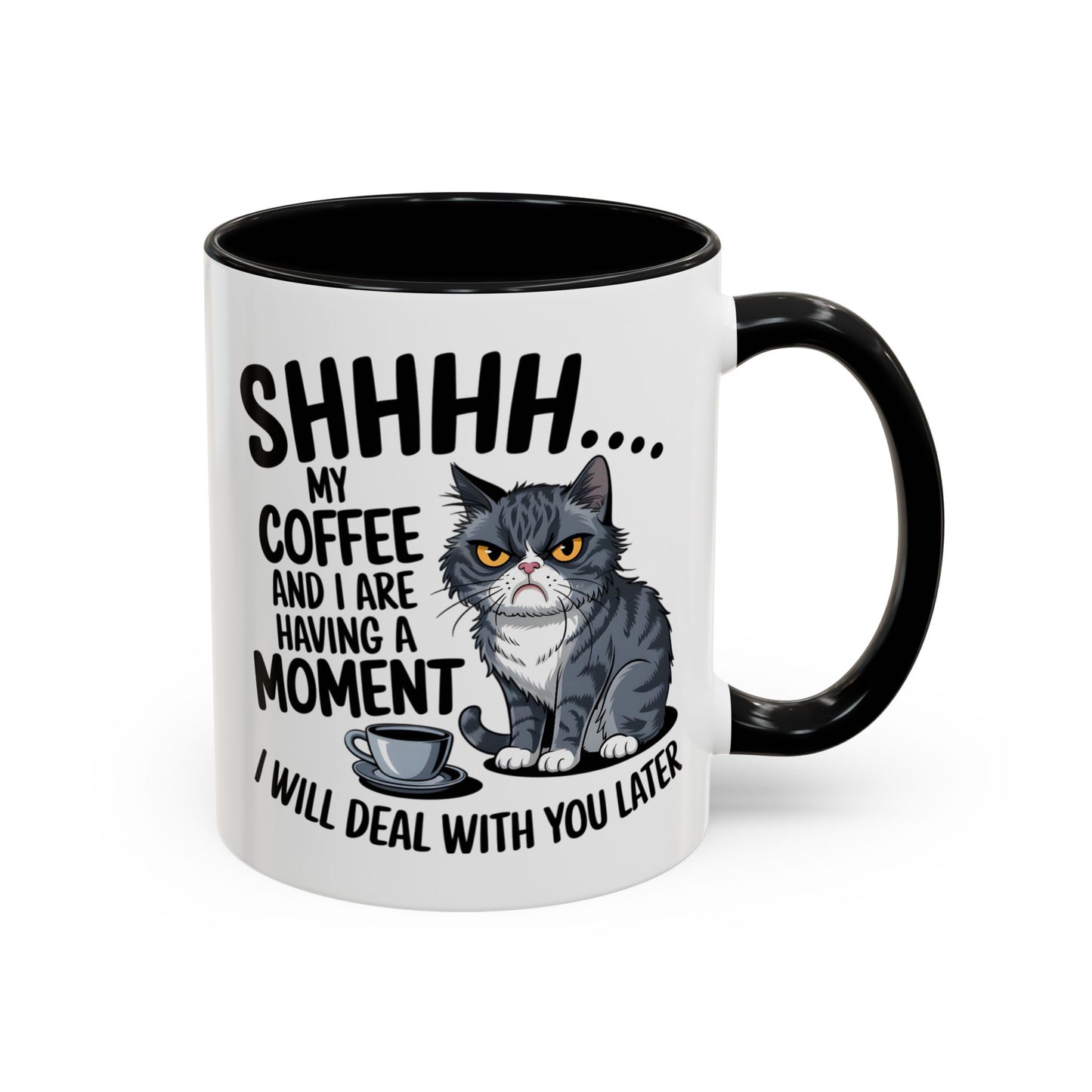 Animal Mug - Shhhh My Coffee and I