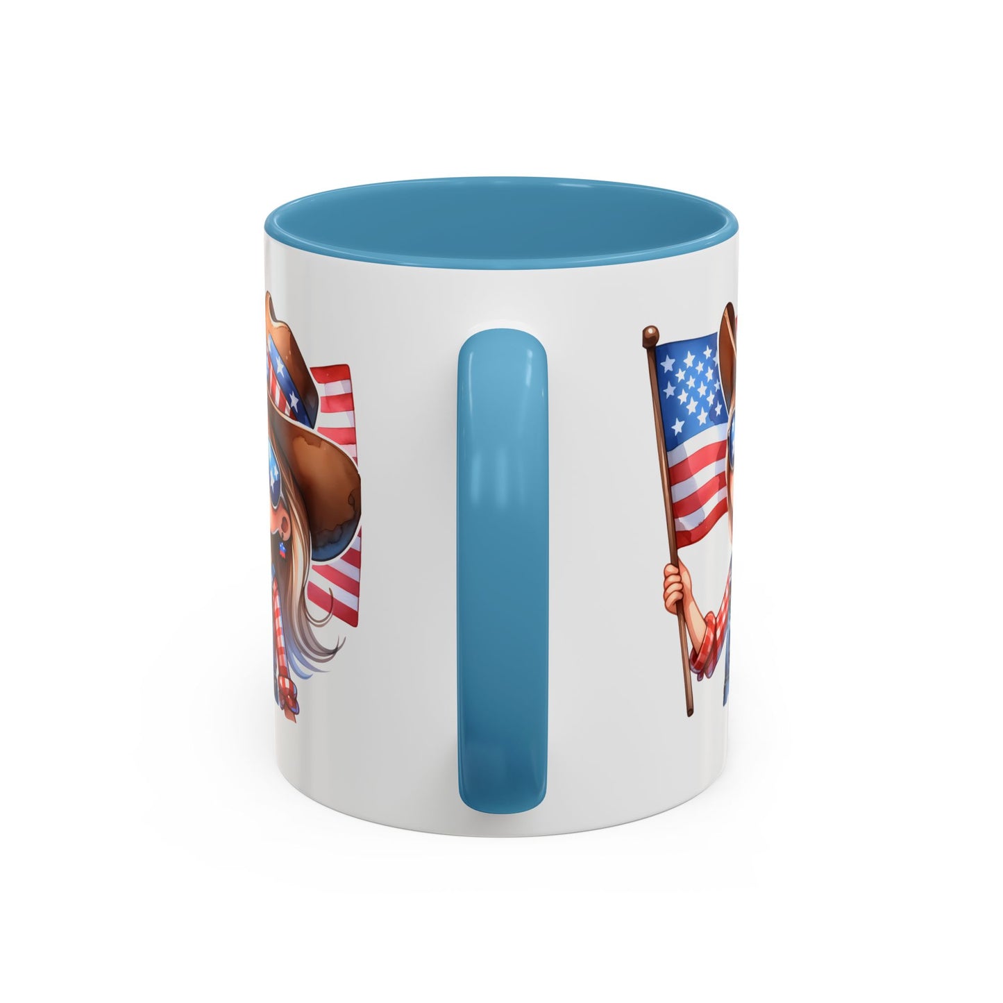 4th of July - Cowgirl Flag