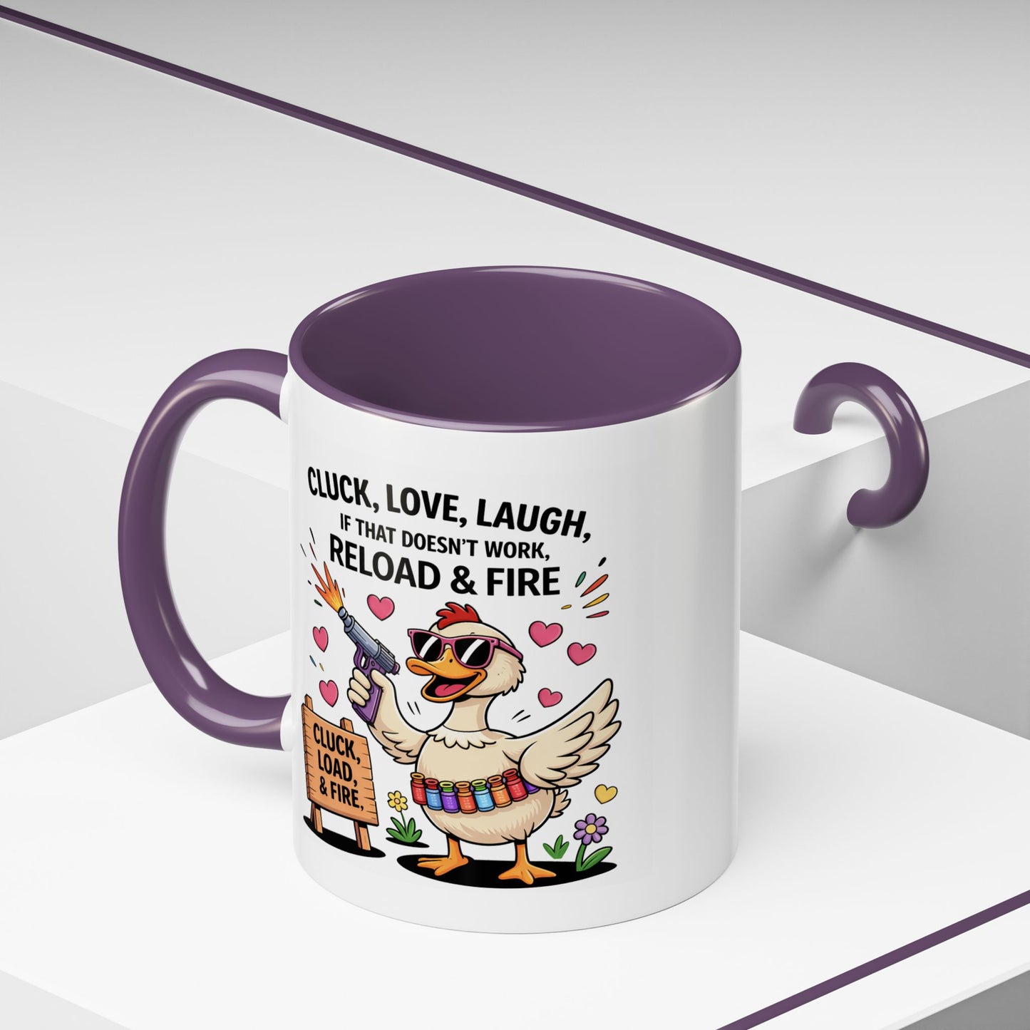 Adult Mug - Cluck Love Laugh