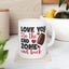 Anniversary Mug - Love You to the End Zone