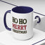 Christmas Mug - Ho Ho Ho Merry Christmas Red & Green Text 4