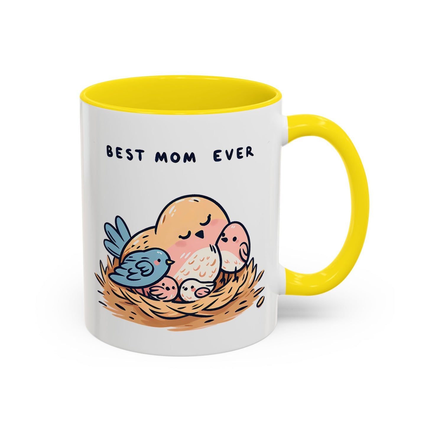 Mother's Day Mug - Best Mom Ever Birds