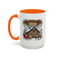 Christmas Mug - Reindeer Barn Sleigh Reindeer