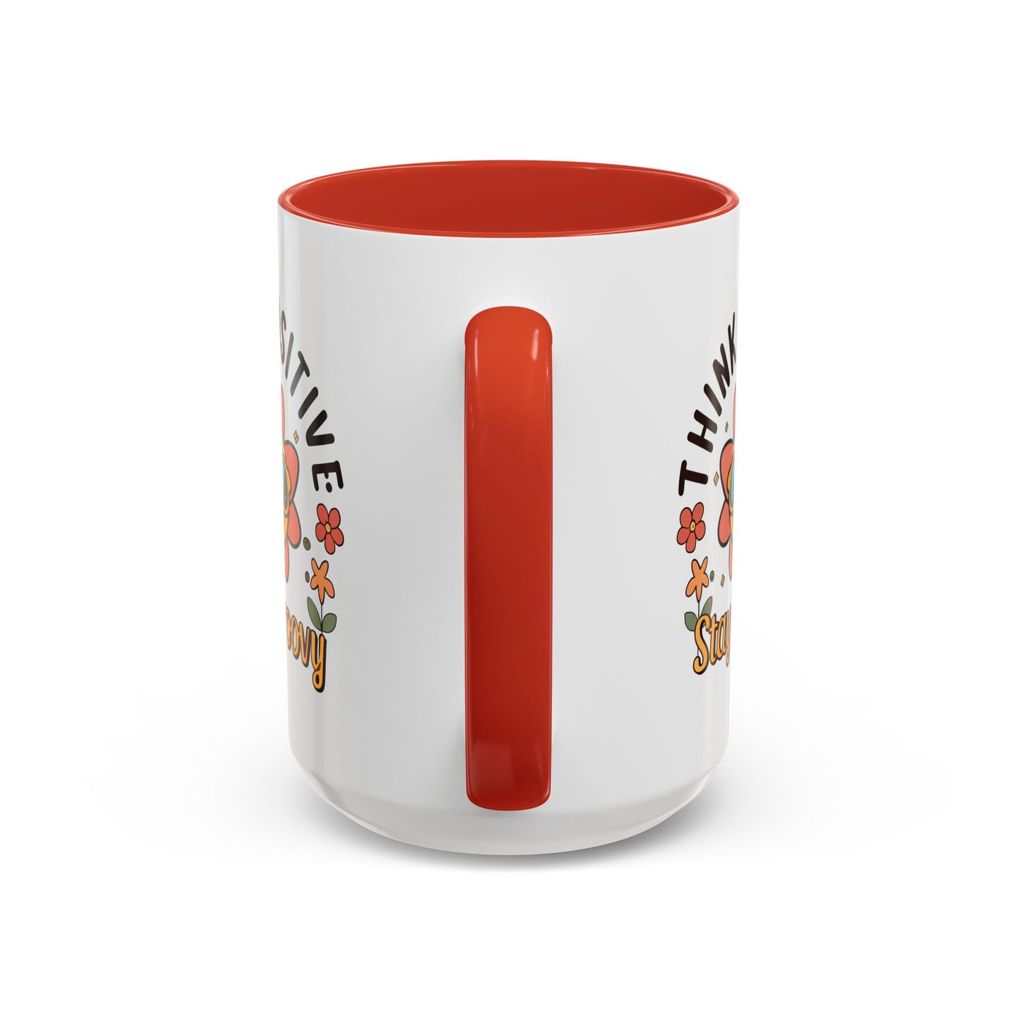 Wellness Mug - Think Positive Stay Groovy