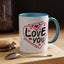 Valentine's Day Mug - Love You Heart Arrows