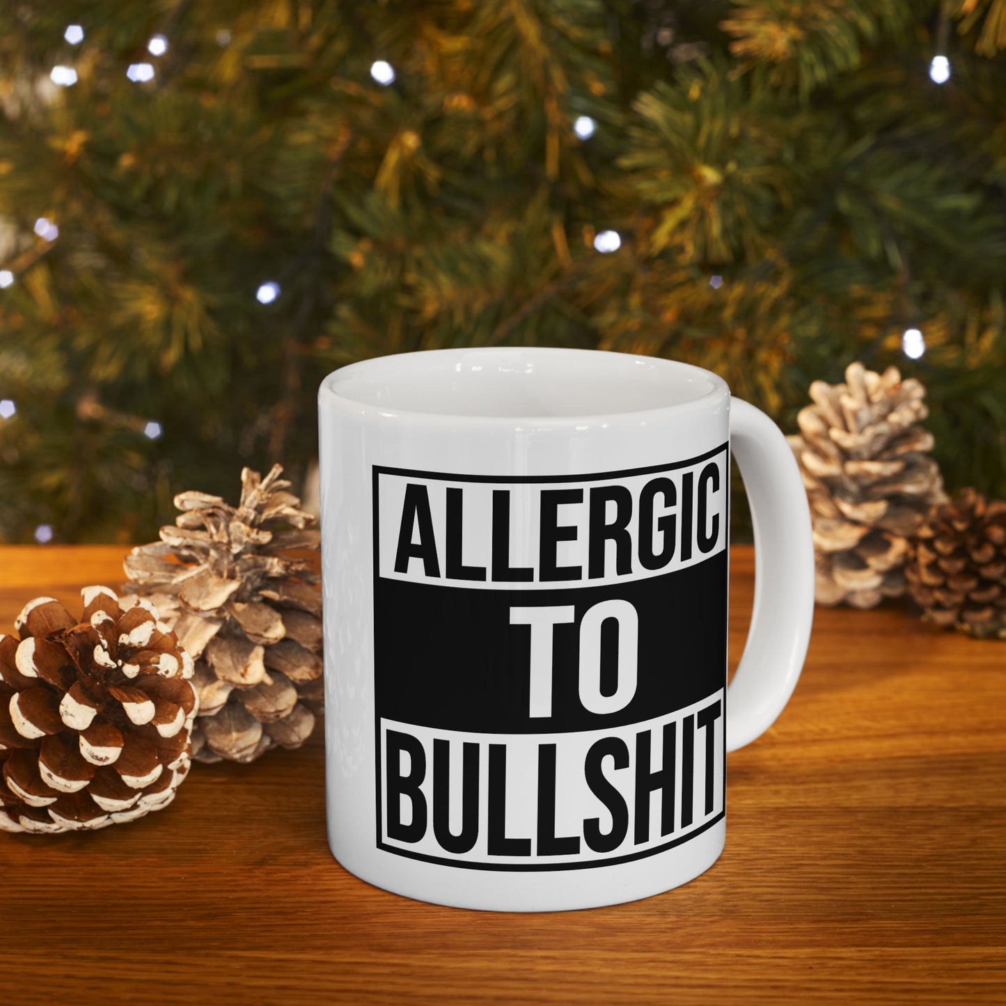 Adult Mug - Allergic To Bullshit