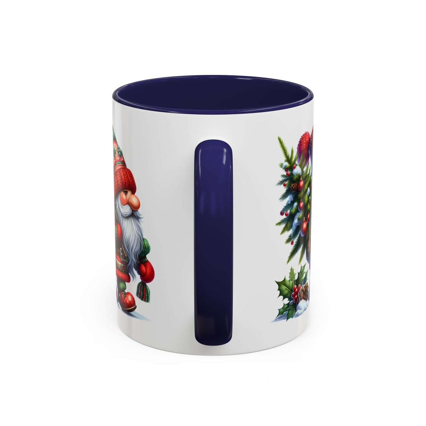 Christmas Mug - Gnome Christmas Tree and Pine Cone