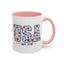 4th of July Mug - USA EST 1776 Floral