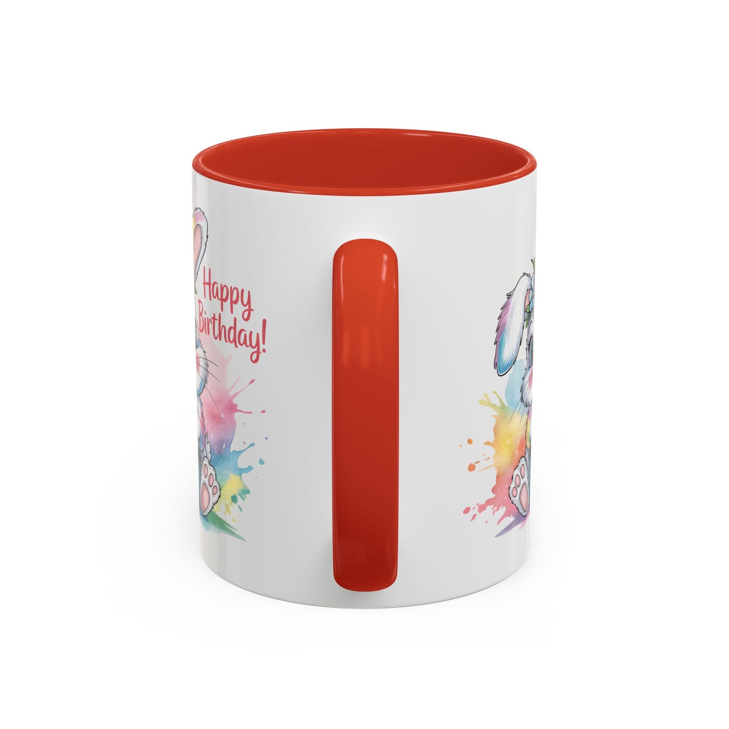 Birthday Mug - Happy Birthday Cute Bunny