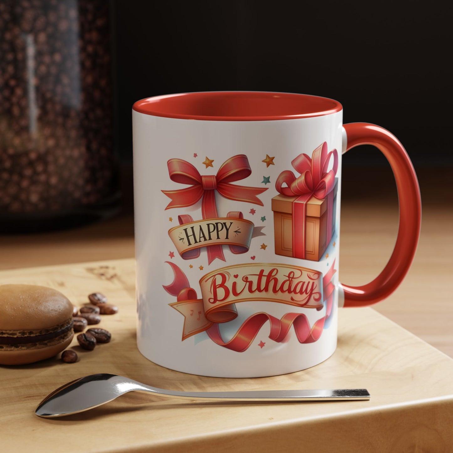 Birthday Mug - Present Ribbon