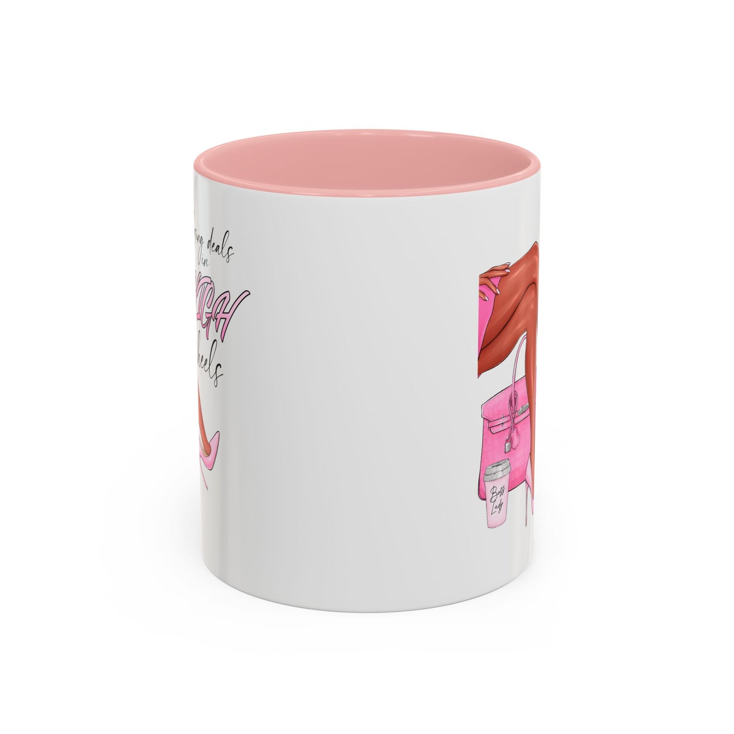 Humor Mug - Closing Deals in High Heels