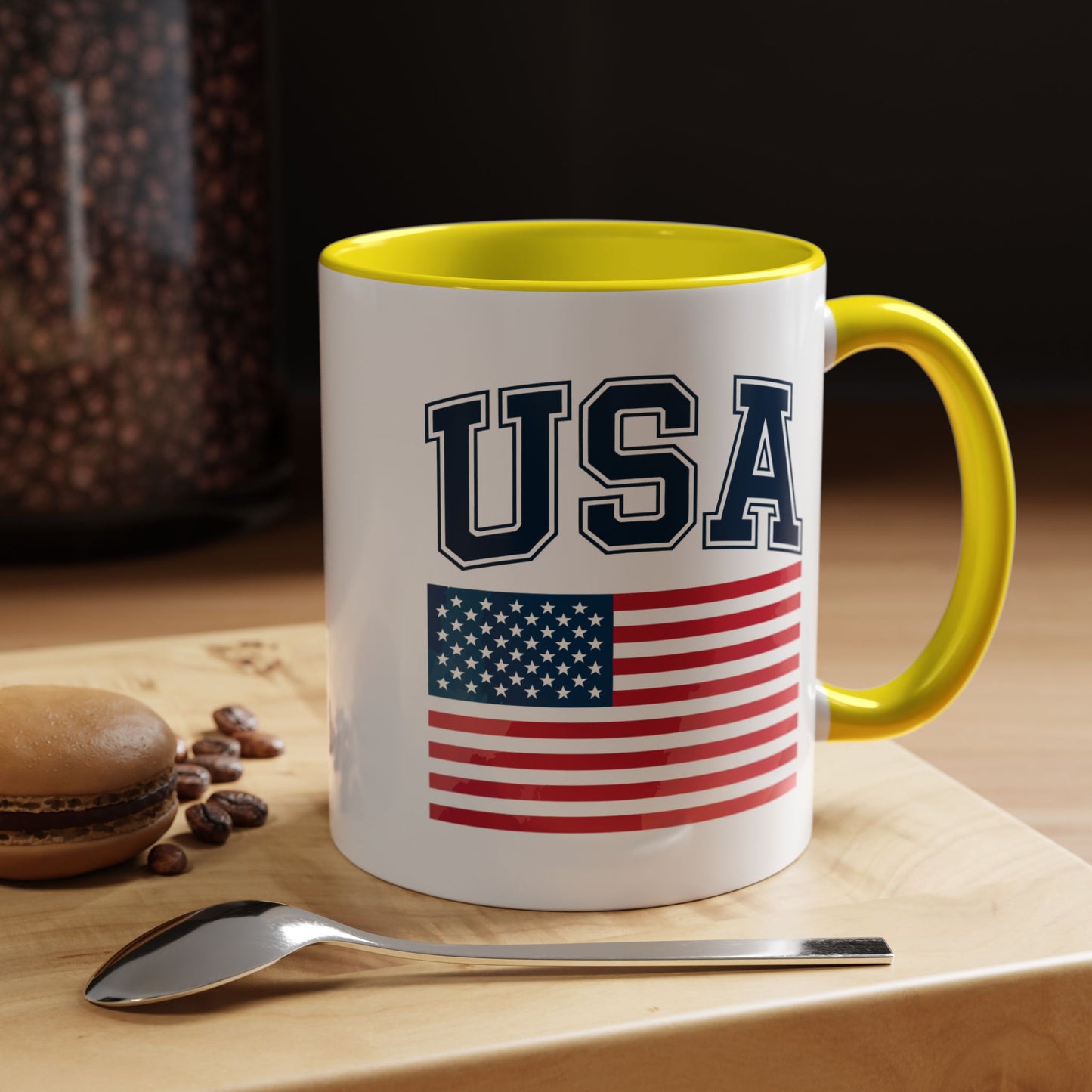 4th of July Mug - USA & Flag