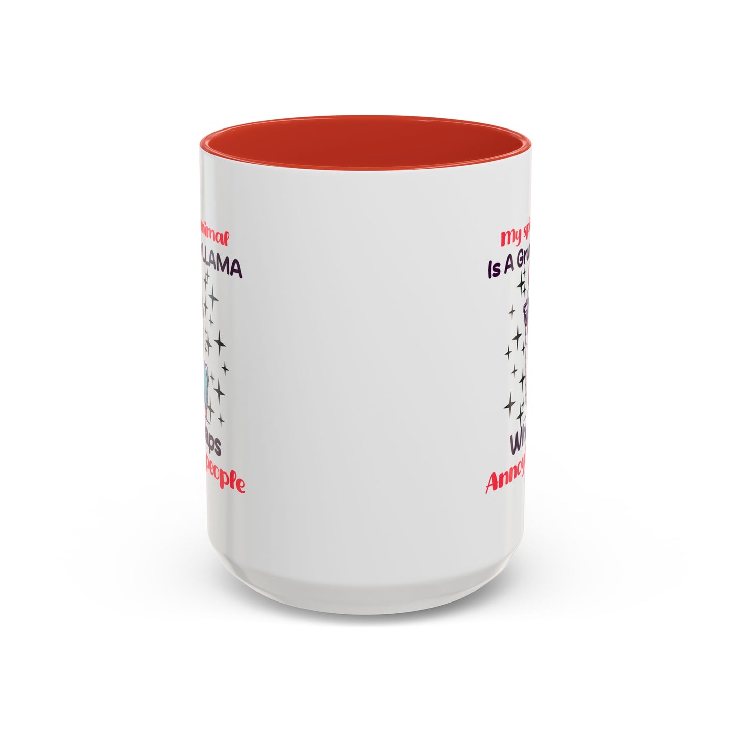 Humor Mug - My Spirit Animal is a Grumpy Llama