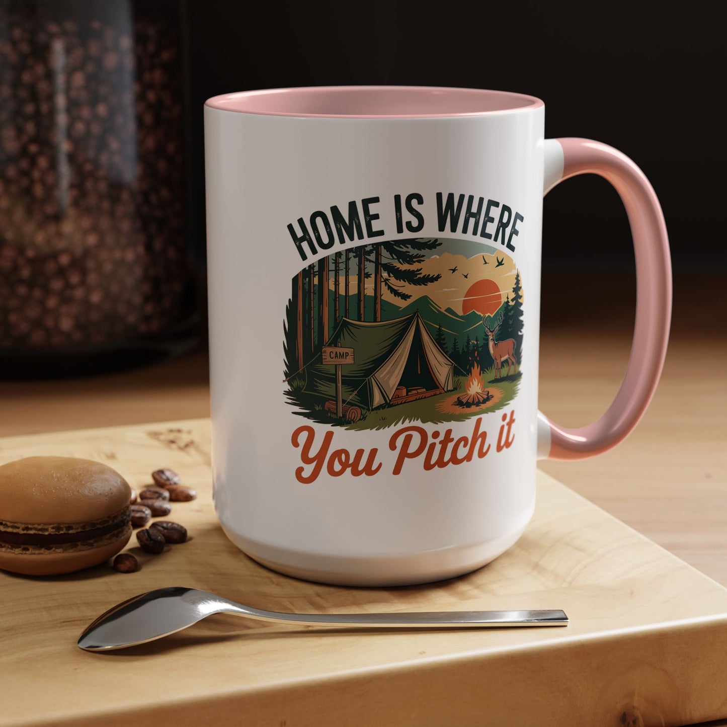 Adventure Mug - Home Is Where You Pitch It