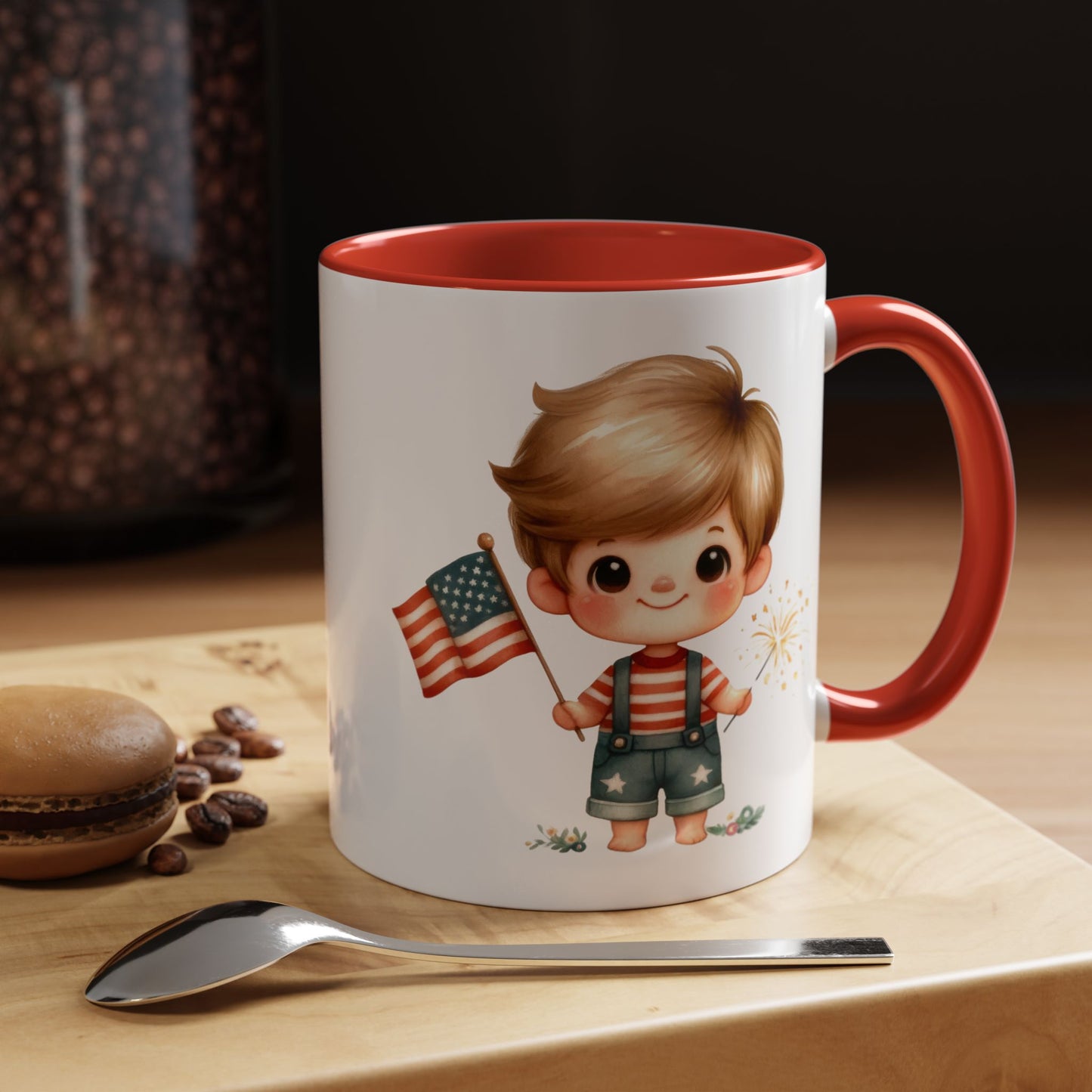 4th of July - American Boy Flag 2