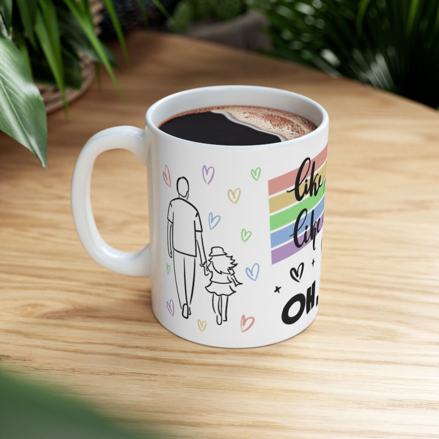 Father's Day Mug - Like Father Like Daughter