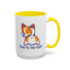 Humor Mug - Talk To The Fluff