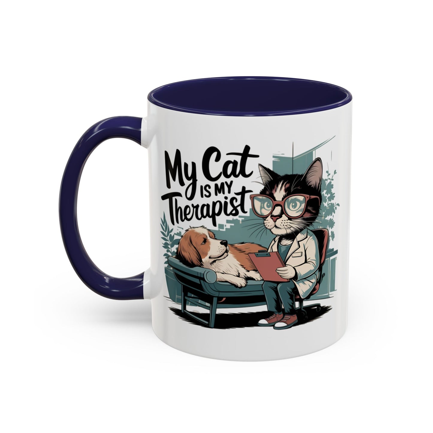 Animal Mug - My Cat Is My Therapist