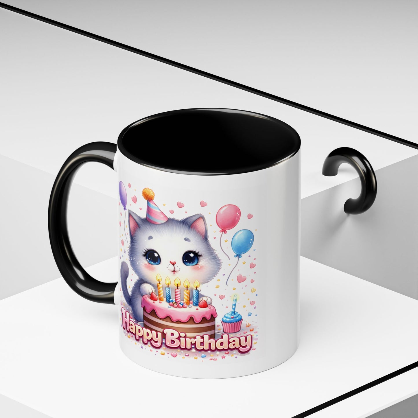 Birthday Mug - Birthday Kitty