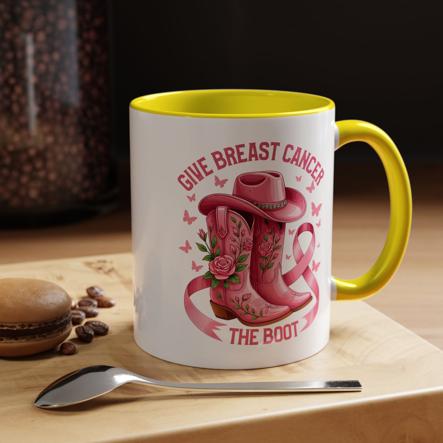 Support Mug - Give Cancer The Boot