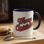 Christmas Mug - Merry Christmas Red & Black Baseball Text