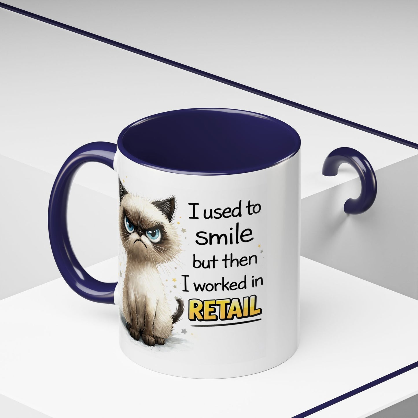 Humor Mug - I Used To Smile