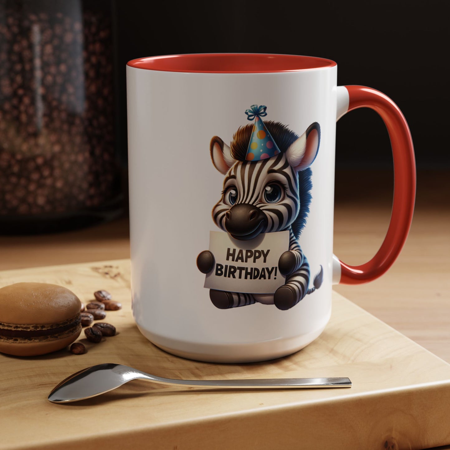 Birthday Mug - Zebra Clipart