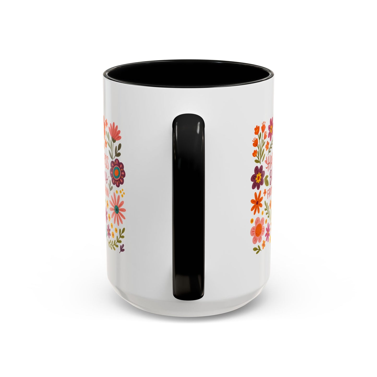 Motivation Mug - Happiness Blooms From Within
