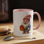 Christmas Mug - Old Gnome with Present