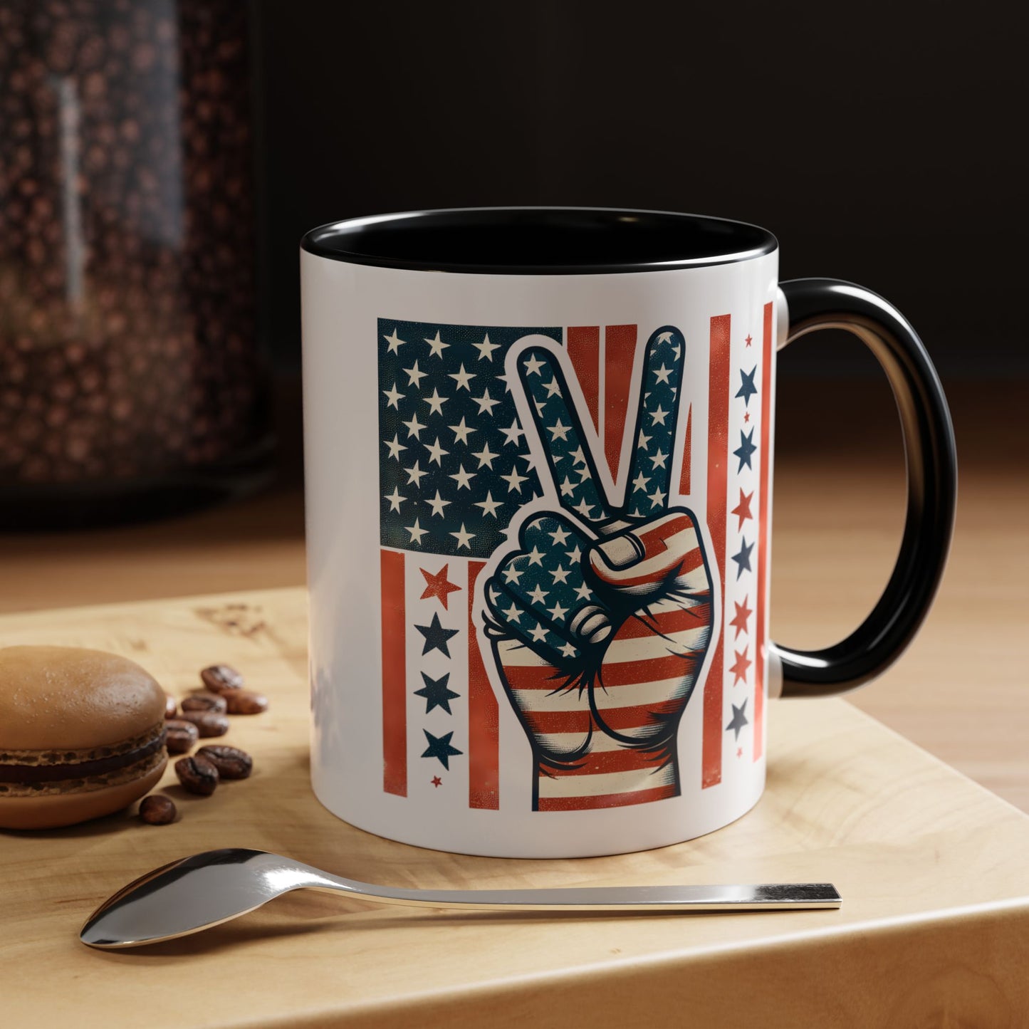 4th of July - Peace Sign Flag