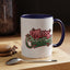 Christmas Mug - Merry Christmas Red & Green Text Mistletoe