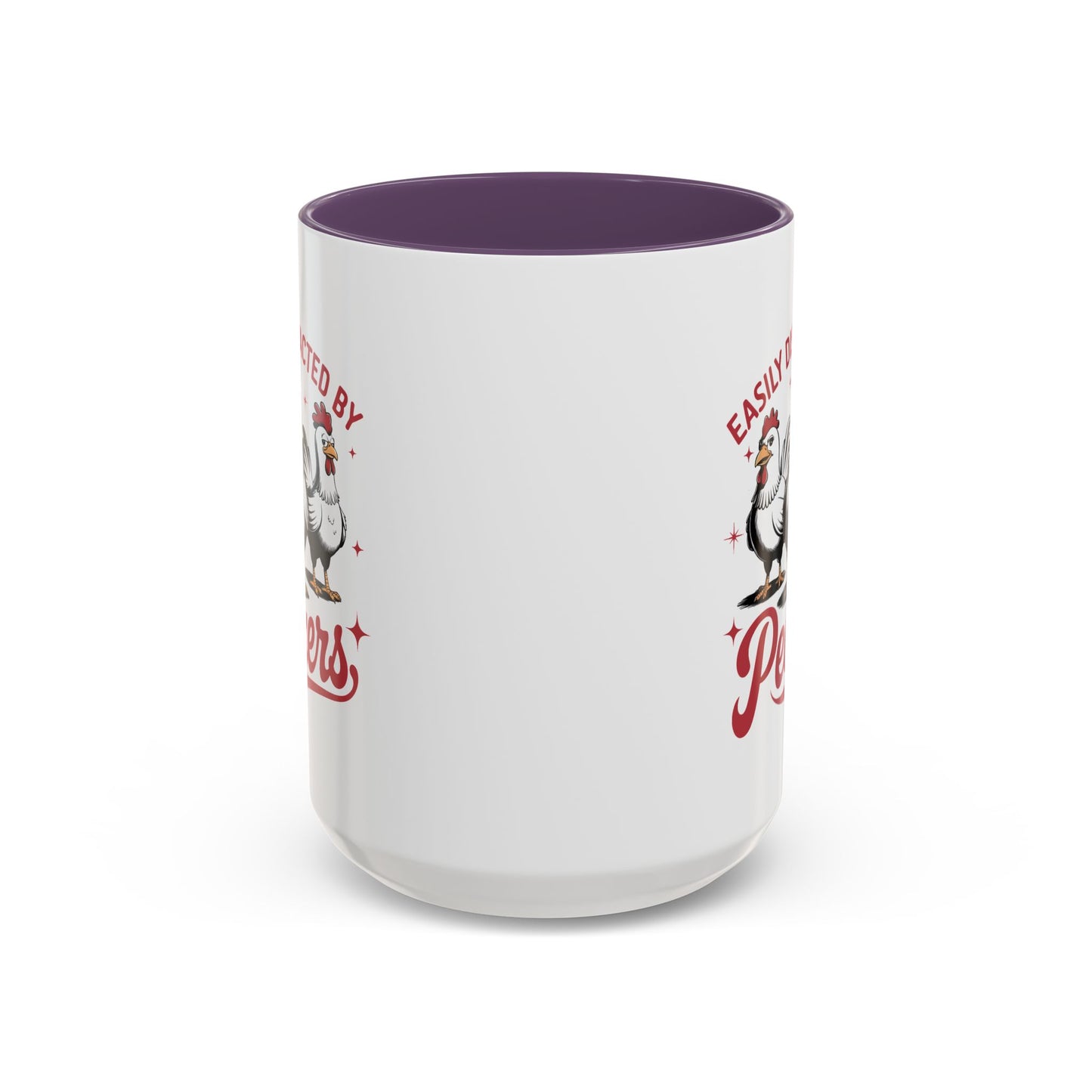 Humor Mug - Easily Distracted By Peckers