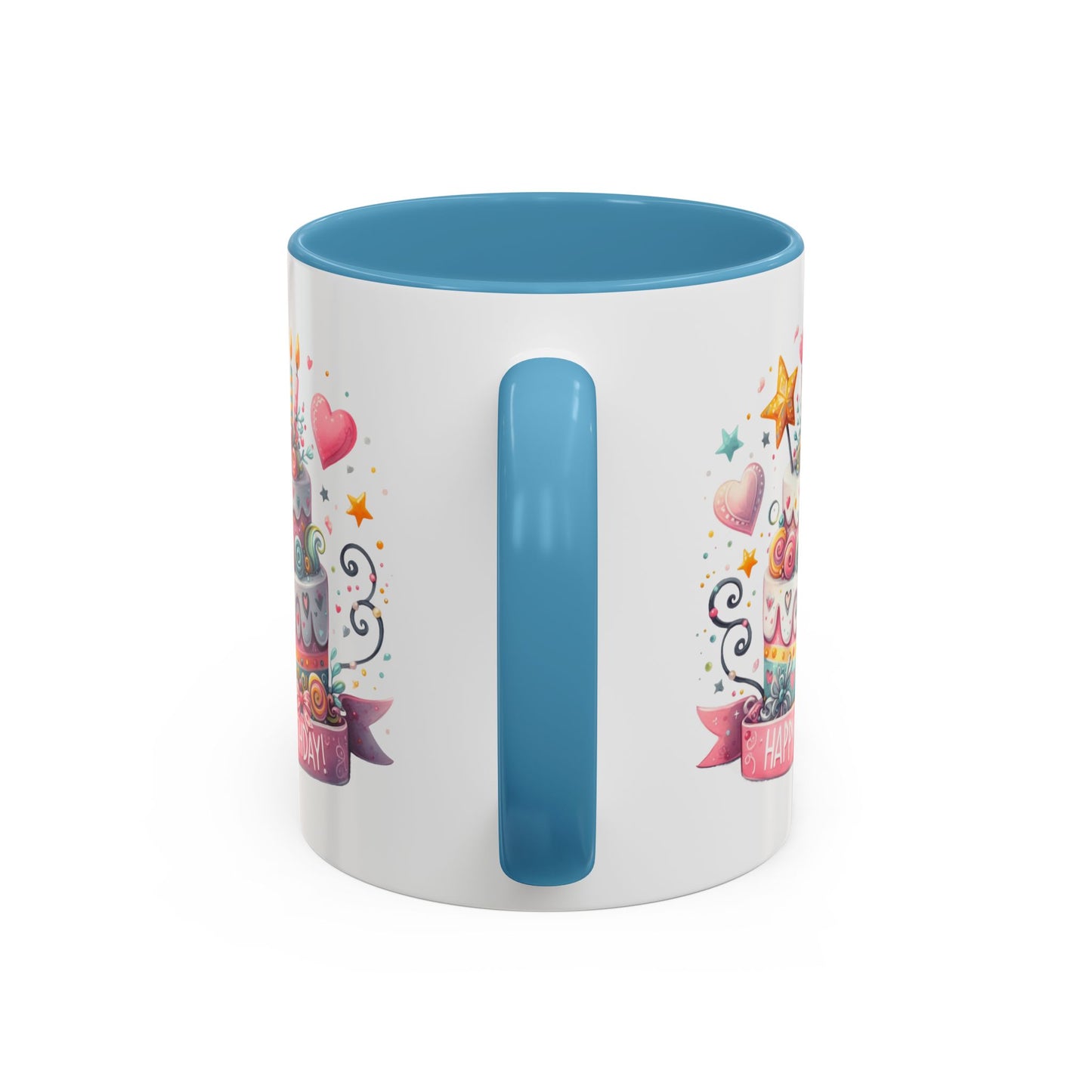 Birthday Mug - Happy Birthday Two Tiered Cake