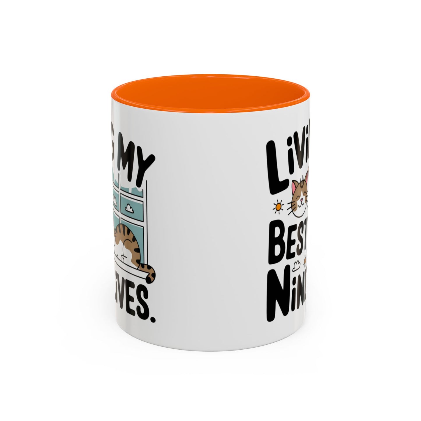 Animal Mug - Living My Best Nine Lives