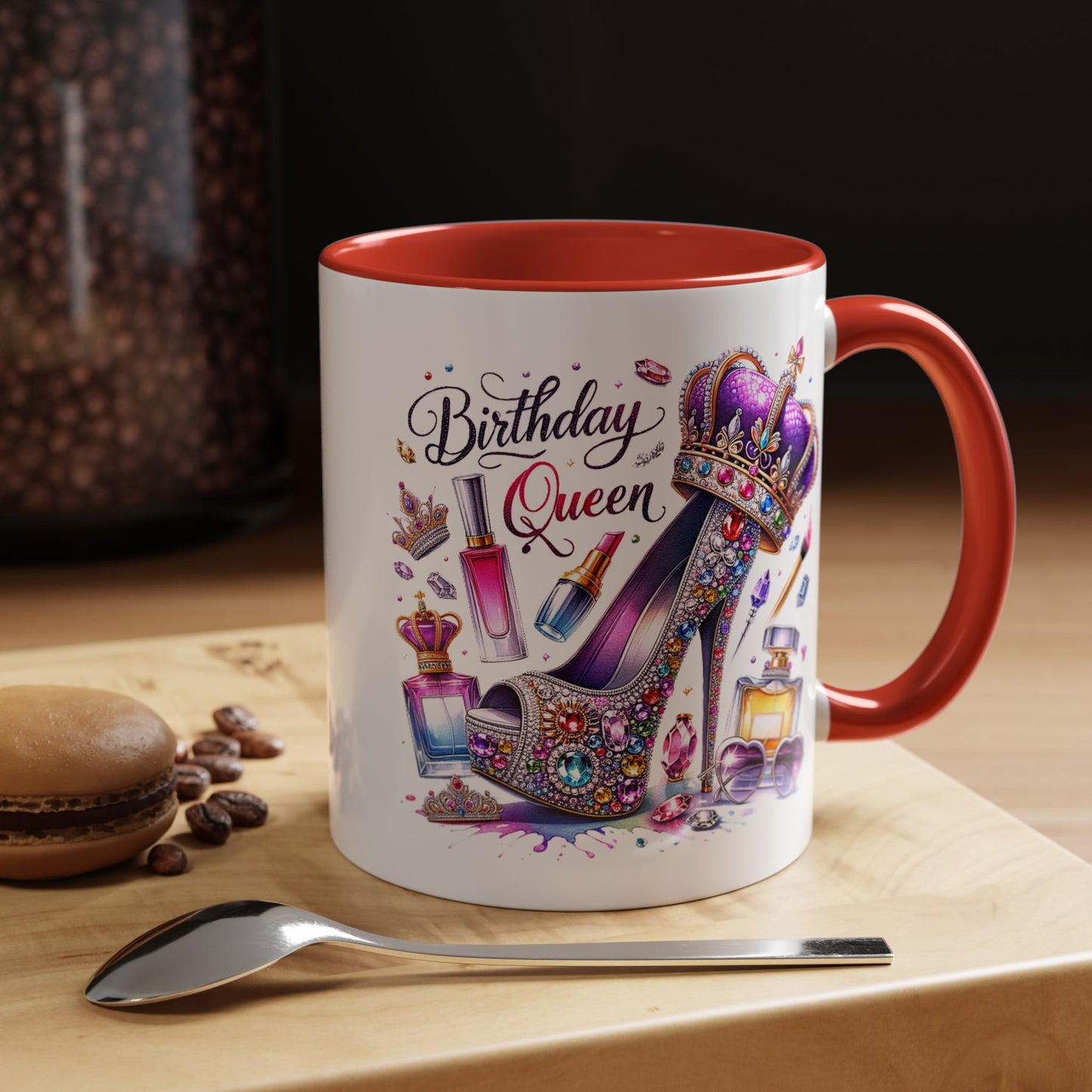 Birthday Mug - Birthday Queen Glitter