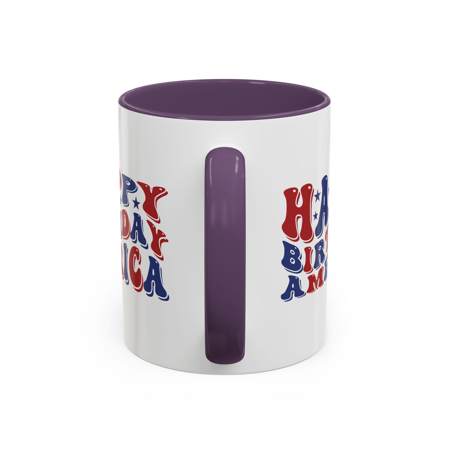 4th of July Mug - Happy Birthday America Retro