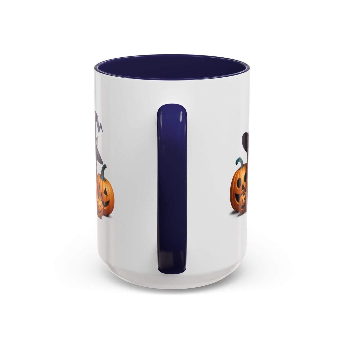 Halloween Mug - Witch Cat Hiding In Pumpkins