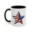 4th of July Mug - American Flag Star 3