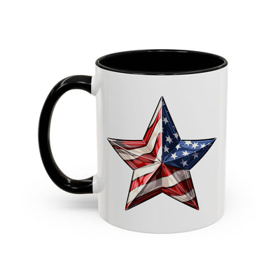 4th of July Mug - American Flag Star 3