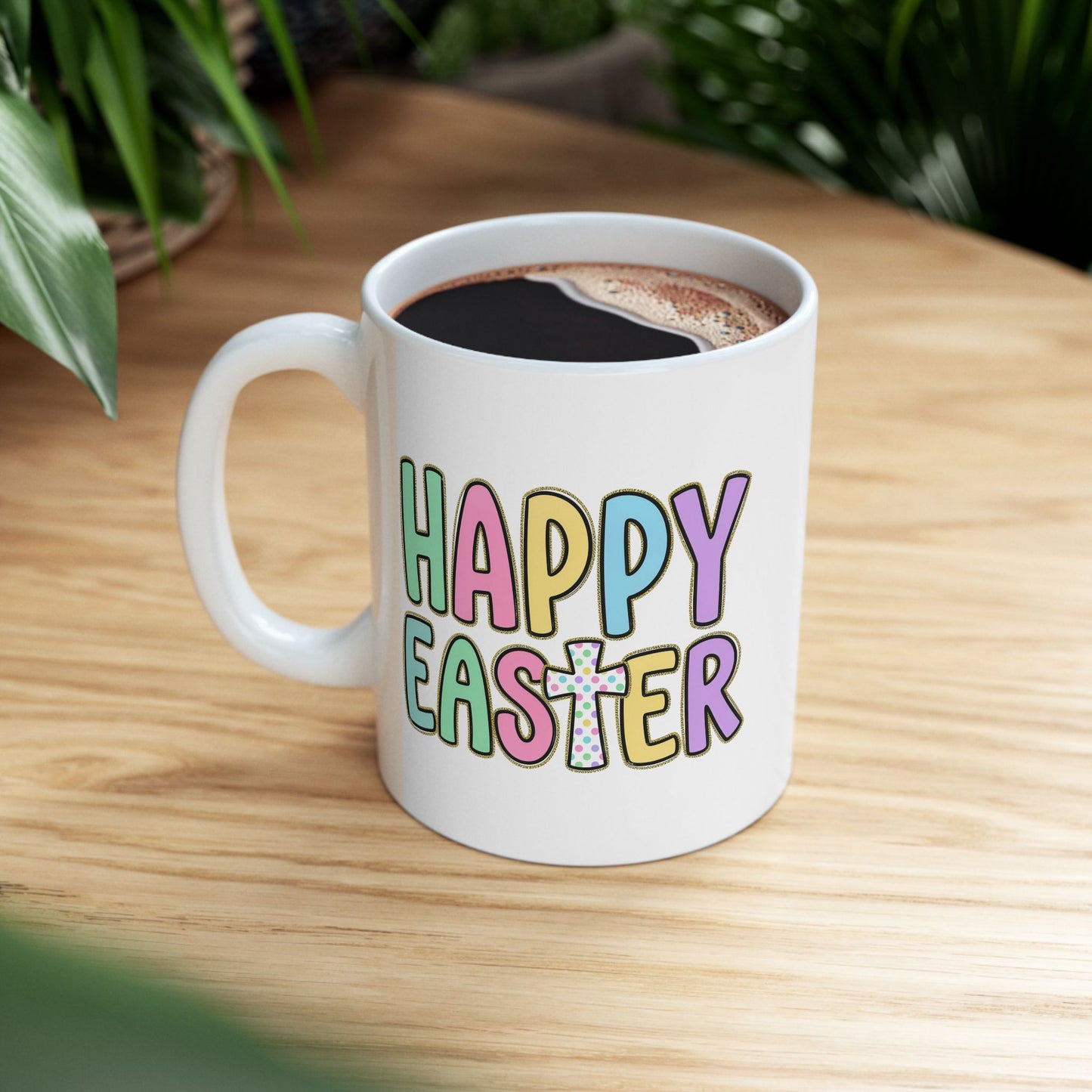 Easter Mug - Colorful Cross