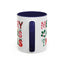 Christmas Mug - Merry Christmas Red Green & Gold Decorative Text