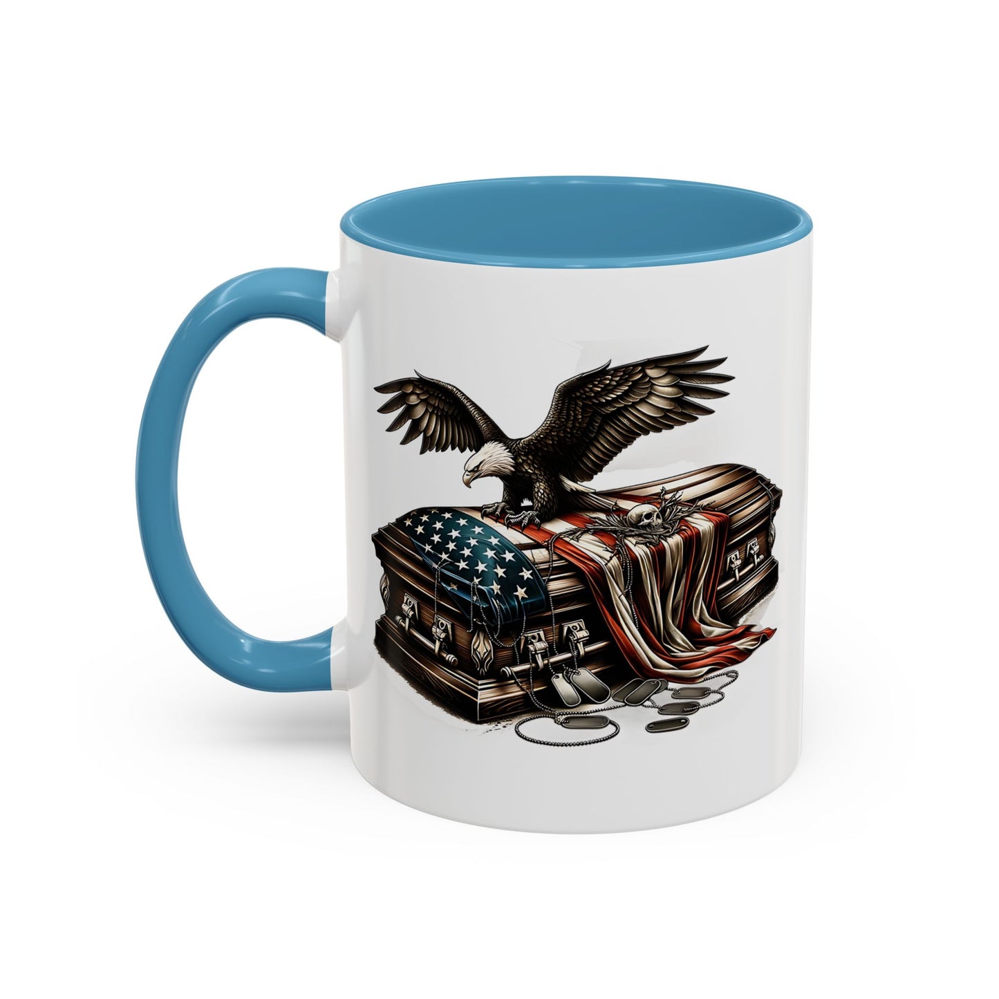 4th of July Mug - American Bald Eagle Fallen Soldier