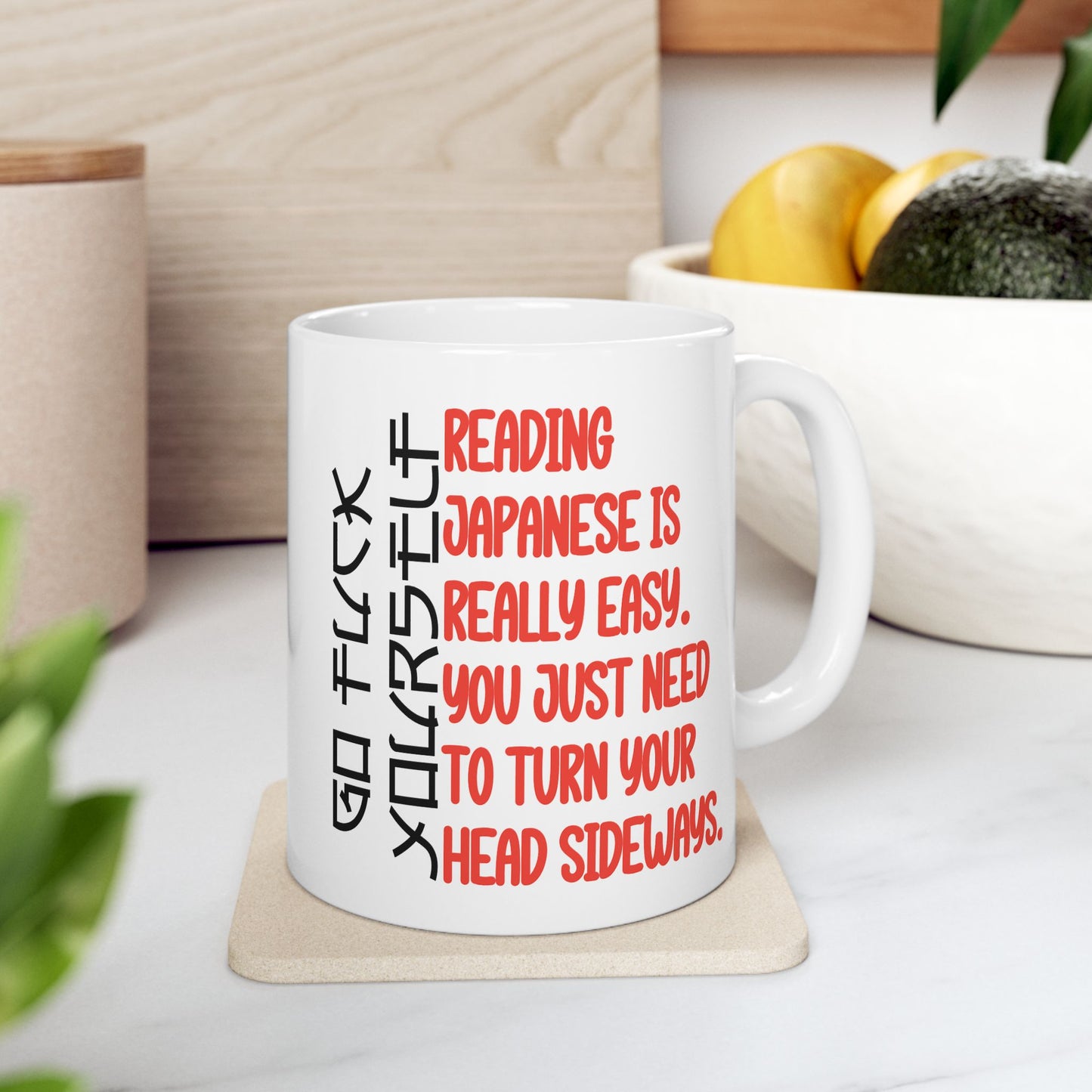 Adult Mug - Reading Japanese Is Really Easy