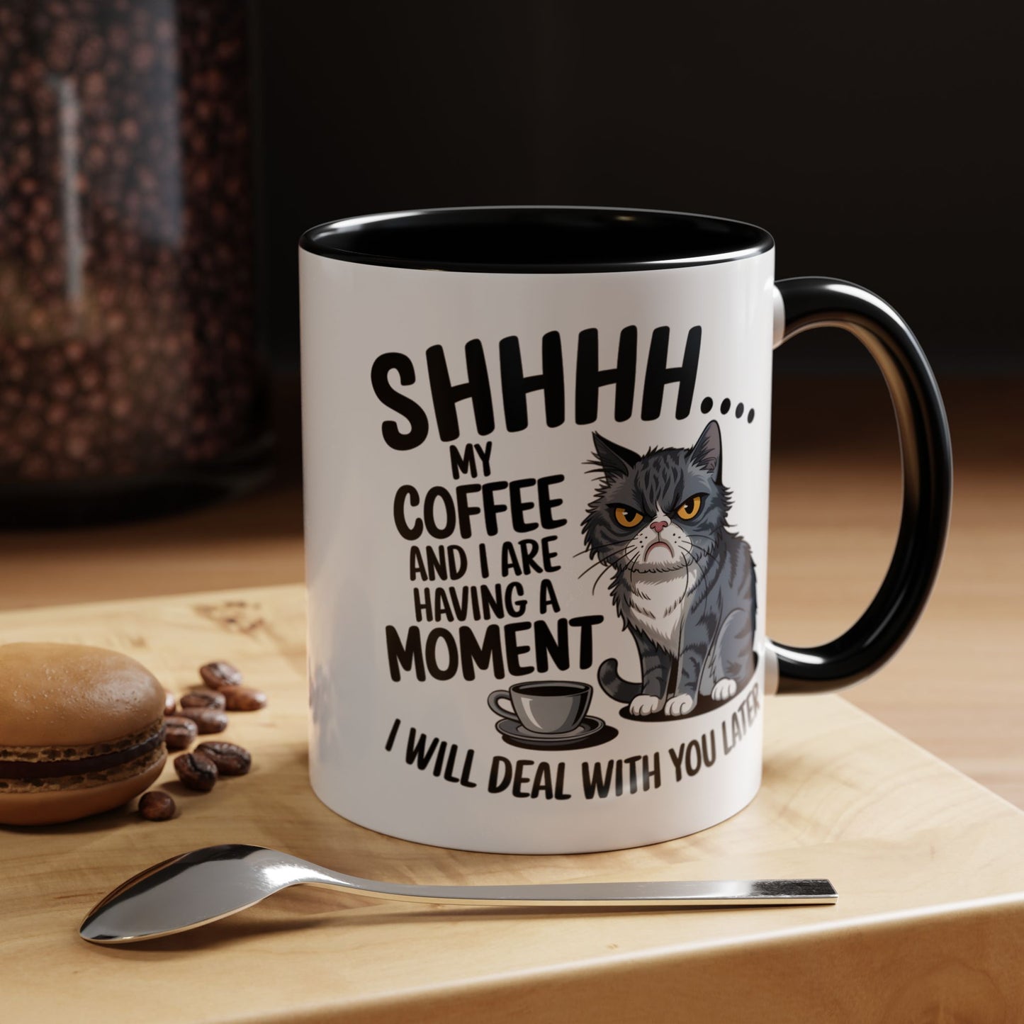 Animal Mug - Shhhh My Coffee and I